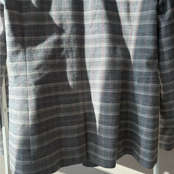 Sunday Best Gray and Red Checkered Jacket - Picture 6 of 6